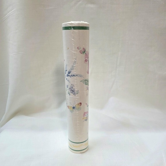 Vintage Bee Butterfly Garden Imperial Wallpaper‎ Border Prepasted 5 Yd Floral - Picture 2 of 10